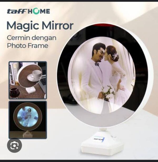 Personalized Magic Mirror with Photo Frame – Perfect Gift Combo - Image 2