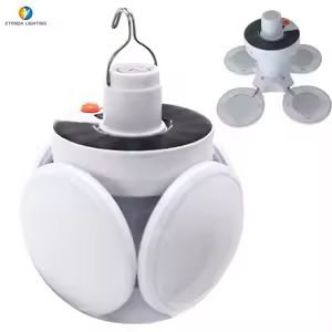 Solar 2-in-1 Foldable Hanging Light with 5 Bulbs – Efficient & Portable Lighting Solution