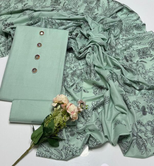 Elegant Classic Lawn 3-Piece Dress Collection 2025 - Image 5