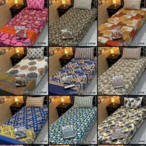 Luxurious 100% Pure Cotton 2-Piece Bedsheet Set