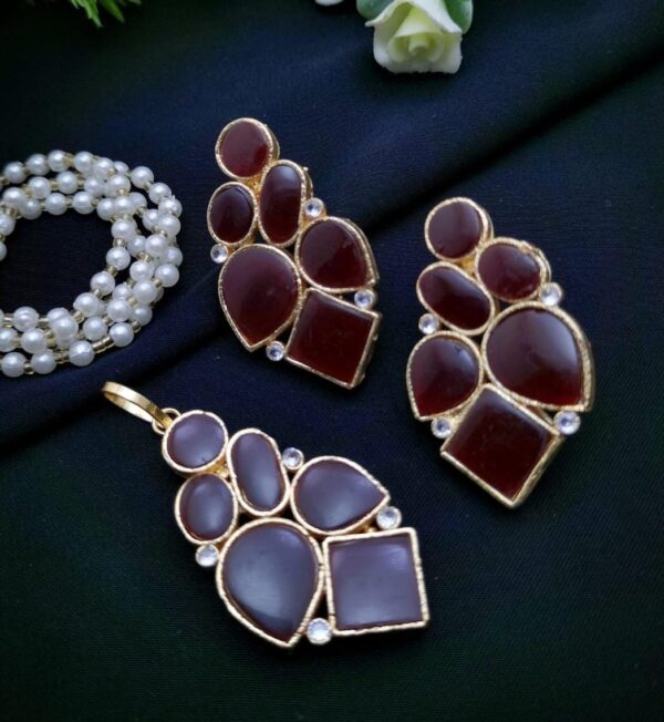 Elegant Egyptian-Turkish Locket Set – Premium Finish in 7 Stunning Colors - Image 6