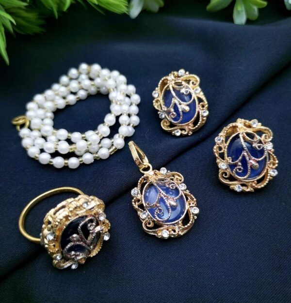 New Turkish-Egyptian Fancy Combo Set with Adjustable Ring – Mixed Colors Now Available - Image 6