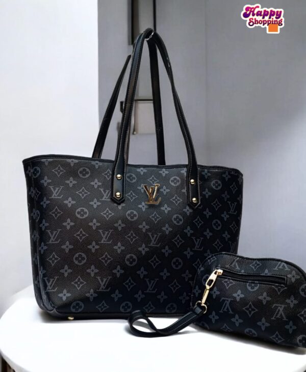 Master Quality LV 2-Piece Shoulder Bag Set for Girls – Stylish & Spacious - Image 7