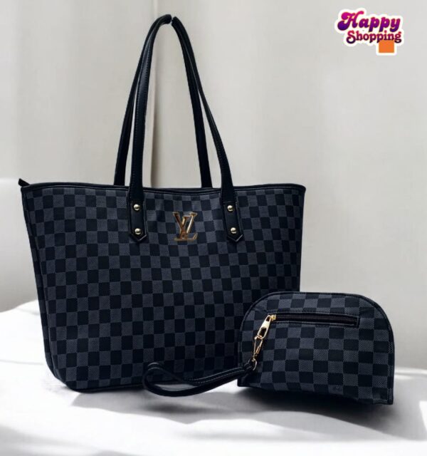 Master Quality LV 2-Piece Shoulder Bag Set for Girls – Stylish & Spacious - Image 6