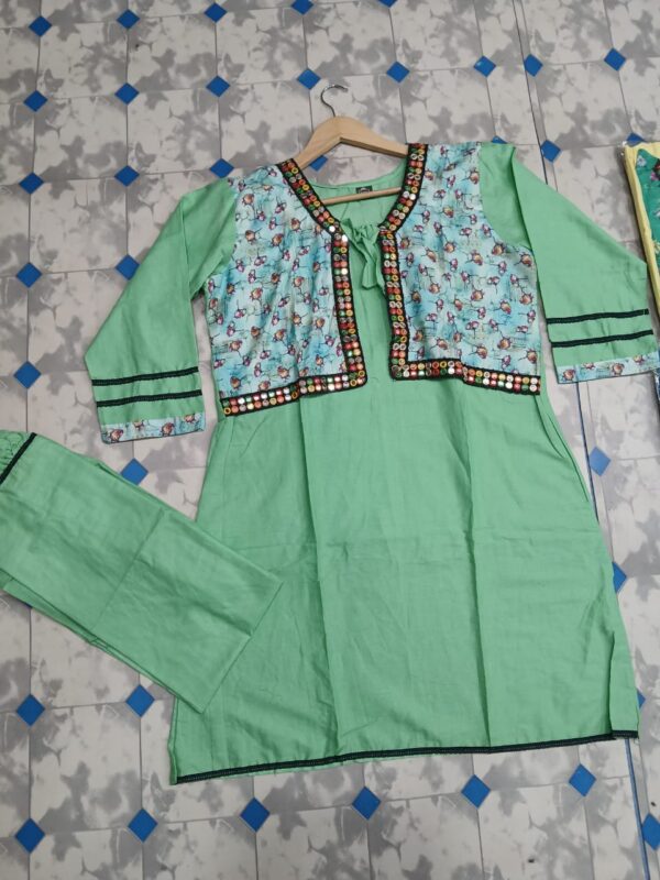 Premium Lawn Cotton Jacket 2-Piece – Style with Comfort for Quality Seekers - Image 3