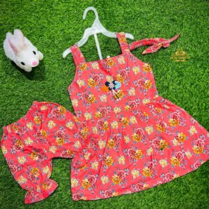 Adorable 3-Piece Baby Outfit Set – Frock, Shorts & Hair Bin for Just Rs. 1299 3