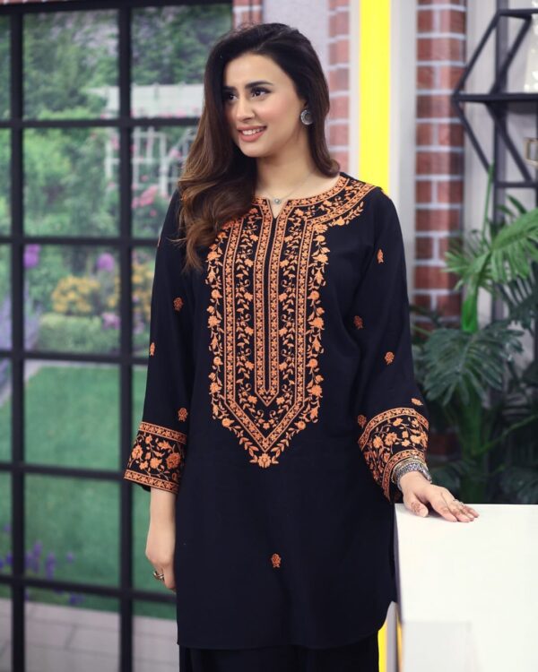 Sofia 2PC Embroidered Summer Lilen Set – Stylish Comfort for Rs. 2300 - Image 14