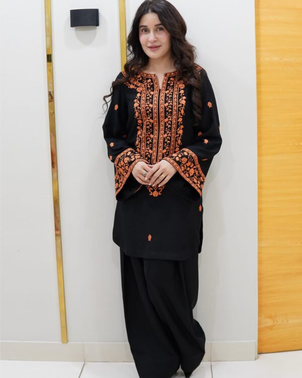 Sofia 2PC Embroidered Summer Lilen Set – Stylish Comfort for Rs. 2300 - Image 12