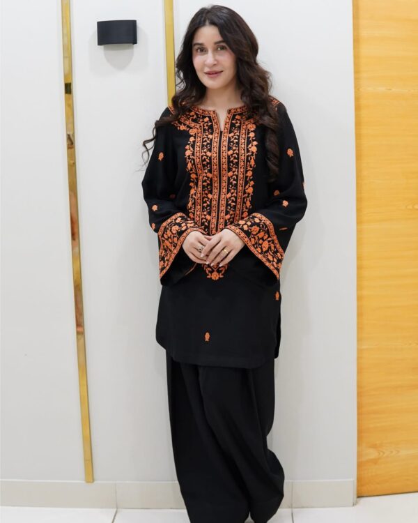 Sofia 2PC Embroidered Summer Lilen Set – Stylish Comfort for Rs. 2300 - Image 6