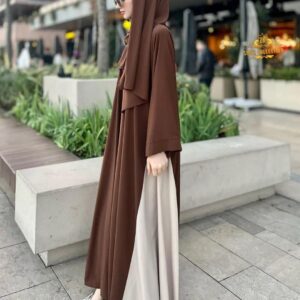 Elegant Graceful Abaya with Matching Stoller – Perfect Fit for Every Occasion