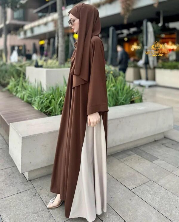 Elegant Graceful Abaya with Matching Stoller – Perfect Fit for Every Occasion