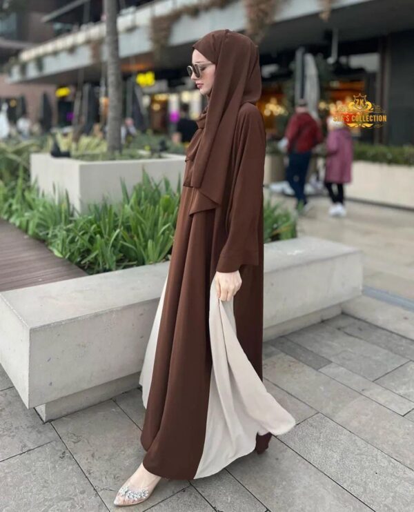 Elegant Graceful Abaya with Matching Stoller – Perfect Fit for Every Occasion - Image 2