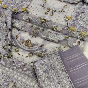 Maria B Ice Grey Edition 2023 – Exquisite Organza Embroidered Collection