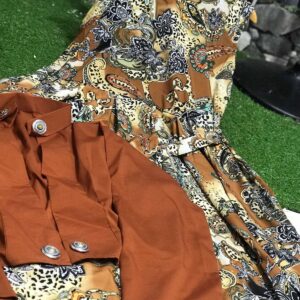 Elegant Imported Maxi with Georgette Koti – Premium 3-Piece Set