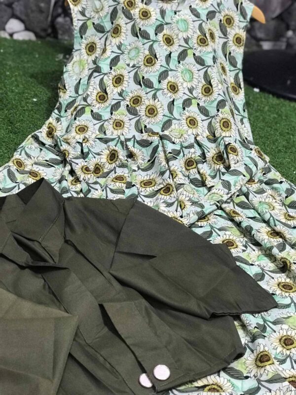 Elegant Imported Maxi with Georgette Koti – Premium 3-Piece Set - Image 3