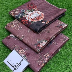 ALIF 3PC Digital Printed Lawn – Fresh Summer Collection 2025 6