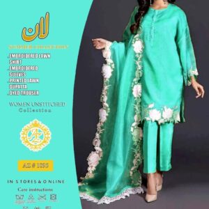 Maria B 1092 Luxury Embroidered 3-Piece Lawn Suit