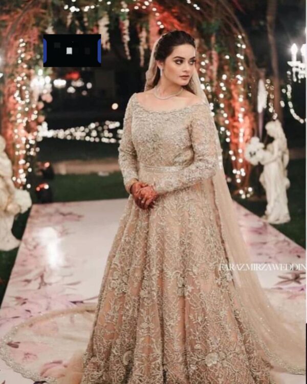 Erum Khan Exclusive Net Suit | Heavy Sequins & Pearl Embroidery