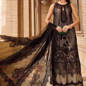 Maria.B Elegant Organza Suit | Stunning Unstitched Replica