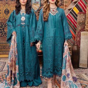 Adan Libas Chikankari Collection 2024 | Elegant Cotton & Silk Suit 2