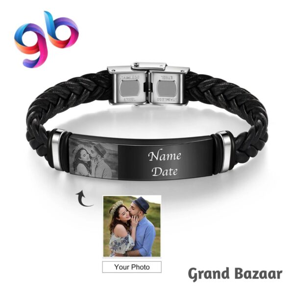 Personalized Photo & Text Bracelet | Custom Gift Ready in 1 Day - Image 4