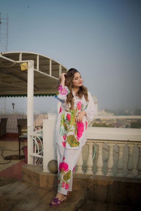 Stylish Printed 2-Piece Outfit – Comfortable and Trendy CRAP Lawn Fabric – Limited Stock! - Image 7