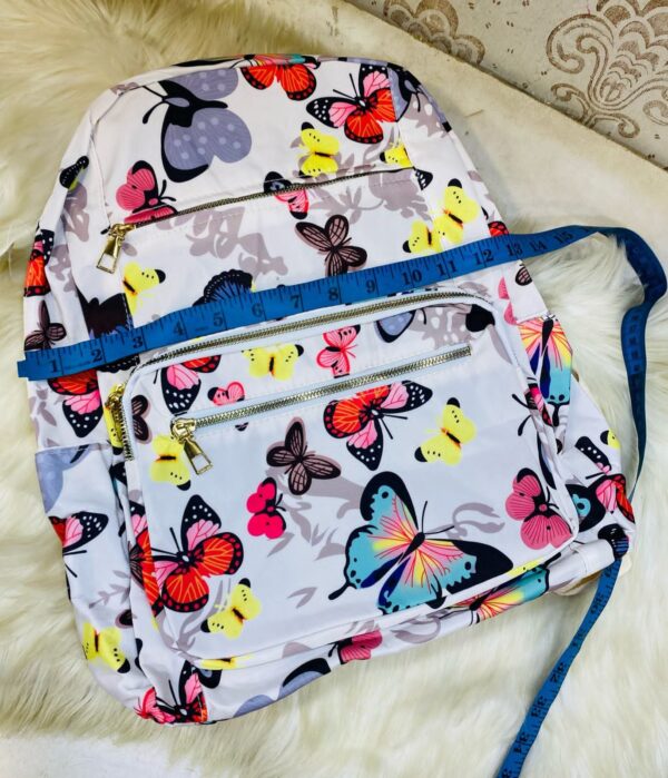 Trendy Printed Backpack | Waterproof & Spacious with 4 Zips - Image 15