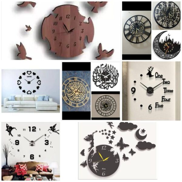 Elegant Customized Wooden Wall Clock | 15x15 Inches – Unique Design, Ready in 3 Days - Image 5