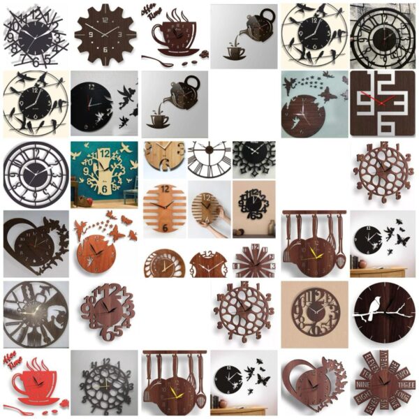 Elegant Customized Wooden Wall Clock | 15x15 Inches – Unique Design, Ready in 3 Days - Image 4