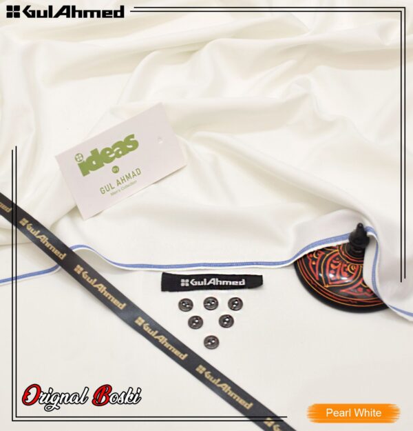 Gul Ahmed Summer Collection | Special Boski Fabric Unstitched Suit – Premium Quality & Durability - Image 3
