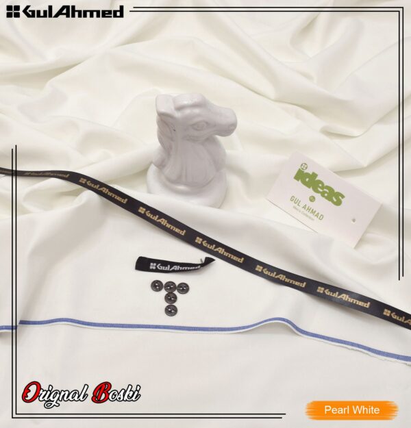 Gul Ahmed Summer Collection | Special Boski Fabric Unstitched Suit – Premium Quality & Durability
