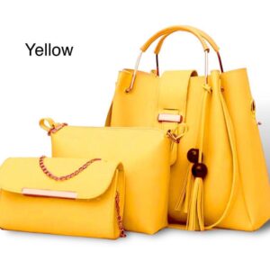 New Arrival 3-Piece Soft Leather Bag Set | Cloud Bag, Wallet & Keychain – 12 Colors Available 5