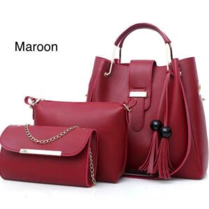 New Arrival 3-Piece Soft Leather Bag Set | Cloud Bag, Wallet & Keychain – 12 Colors Available 6