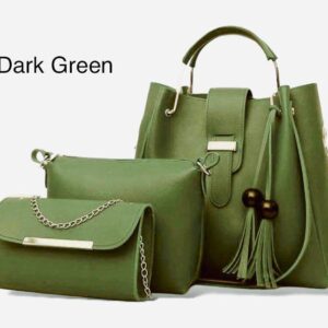 New Arrival 3-Piece Soft Leather Bag Set | Cloud Bag, Wallet & Keychain – 12 Colors Available 4