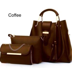 New Arrival 3-Piece Soft Leather Bag Set | Cloud Bag, Wallet & Keychain – 12 Colors Available 9