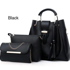 New Arrival 3-Piece Soft Leather Bag Set | Cloud Bag, Wallet & Keychain – 12 Colors Available 11