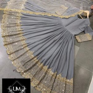 Restock with All New Colours – Chiffon 3-Piece Set with Heavy Sequence Embroidery & Dupatta | Rs. 2400 Only! 4