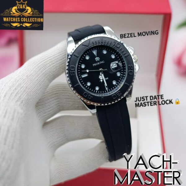 BuyBude YECH Master Gents Watch with Date & Rotating Bezel – Premium Look at Just 1499 - Image 3