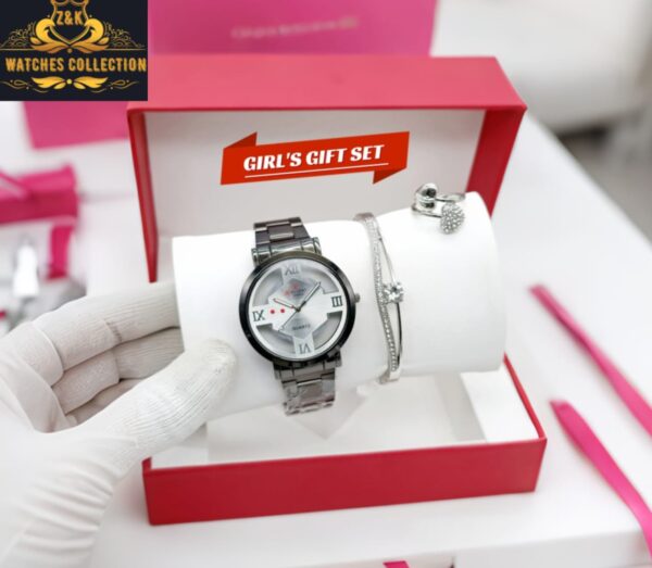 BuyBude Xcellent Choice Girls Jewelry Watch Set – Stylish Combo with Bracelet & Ring at Just 1150