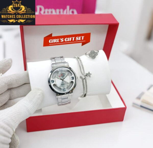 BuyBude Xcellent Choice Girls Jewelry Watch Set – Stylish Combo with Bracelet & Ring at Just 1150 - Image 3