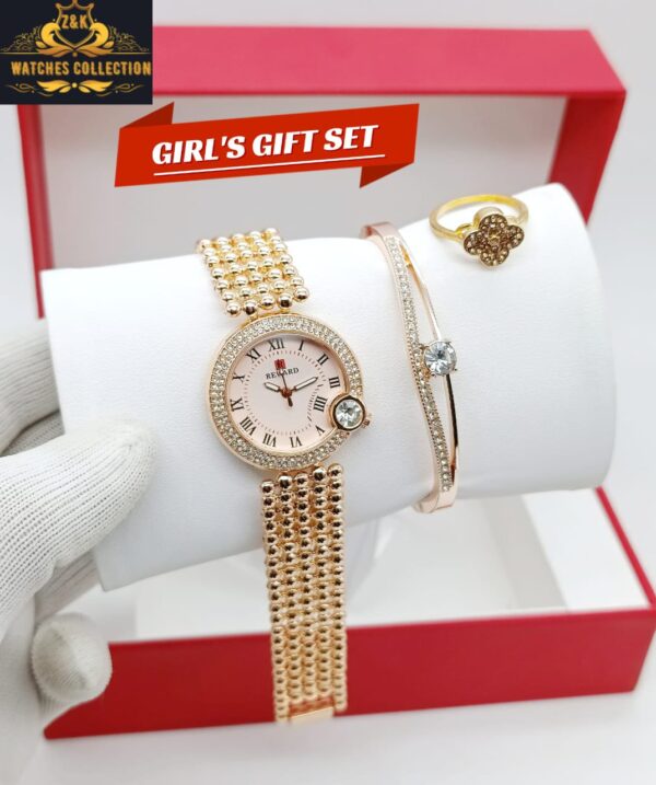 BuyBude Z&K Reward Diamond Jewelry Watch Set – Elegant 3-Piece Combo at Just 1499 - Image 5