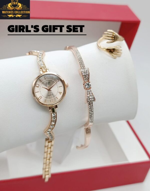 Eyki Diamond Jewelry Watch Set – Sparkling Style for Her | BuyBuddy - Image 2