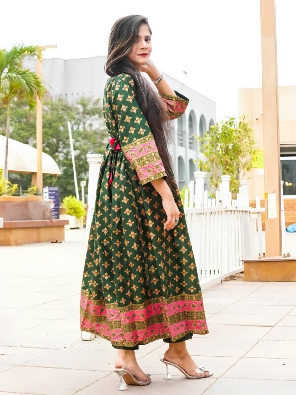 Cotton Lawn Fancy Maxi 2-Piece | Premium Fabric with Fine Print – Original Shoot by Pak Libas