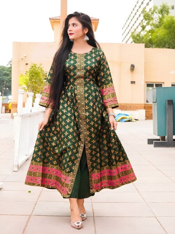 Cotton Lawn Fancy Maxi 2-Piece | Premium Fabric with Fine Print – Original Shoot by Pak Libas - Image 24