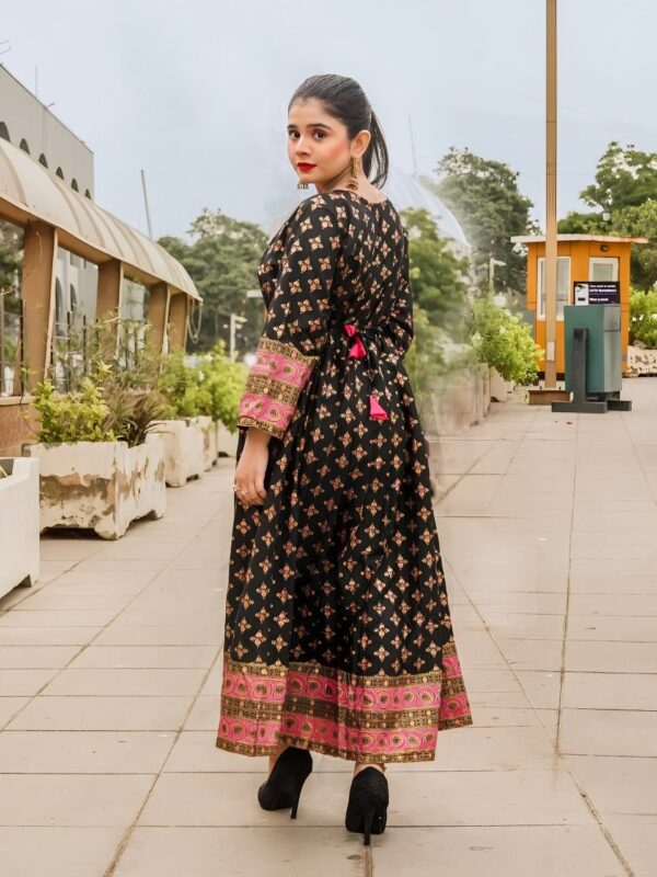 Cotton Lawn Fancy Maxi 2-Piece | Premium Fabric with Fine Print – Original Shoot by Pak Libas - Image 22