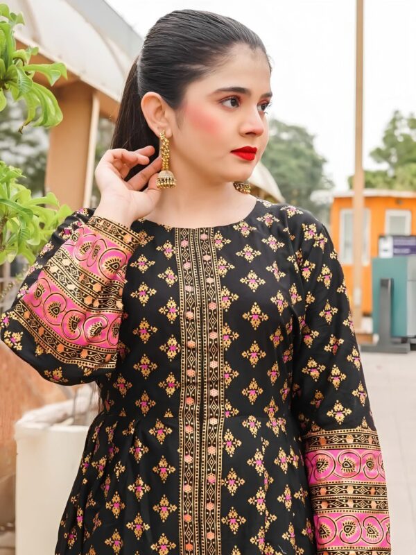 Cotton Lawn Fancy Maxi 2-Piece | Premium Fabric with Fine Print – Original Shoot by Pak Libas - Image 15