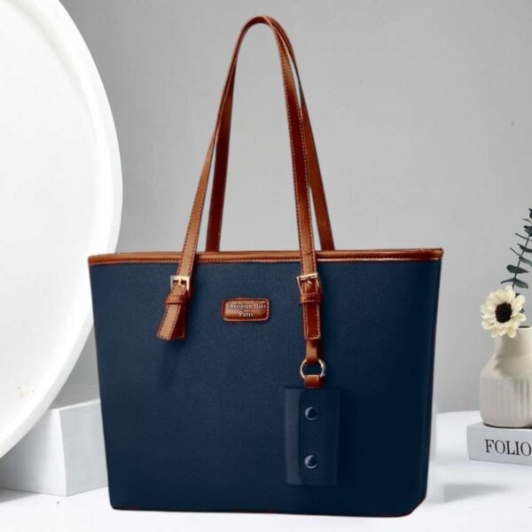New Christian Dior Tote Bag for Girls | Stylish Design with Mini Pouch Keychain – 6 Colors - Image 4