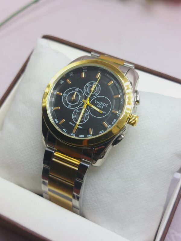 New Tissot Watch for Men – Stainless Steel Chain, Stone Dial, Premium Quality | Just Rs. 2350!