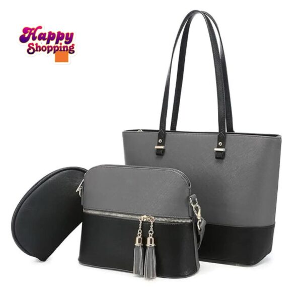 Restock on Huge Demand – High-Quality 3-Piece Shoulder Bag Set for Girls | Premium Artificial Leather | Rs. 2250 Only!