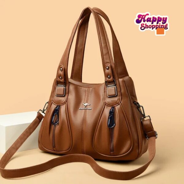 Kangroo High-Quality Shoulder Bag for Girls – Unique Handle, 2 Pockets & Zippers | Rs. 2350 Only 2